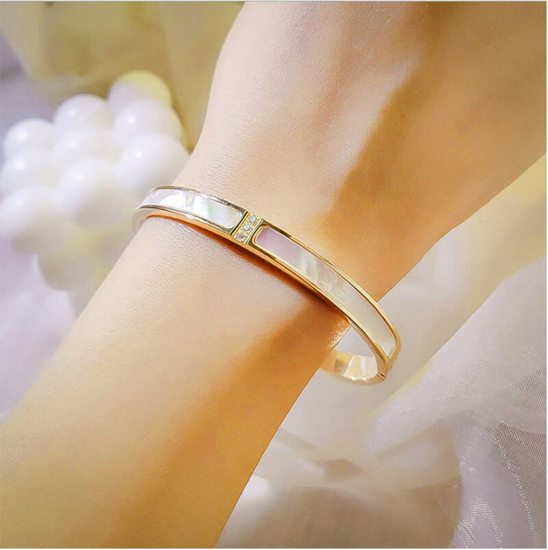Golden Pearl Bangle