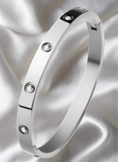 Yara Bangle - Silver